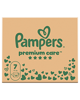 Pampers Premium Care Pieluchy Rozm. 7 XXLarge, 99 szt.