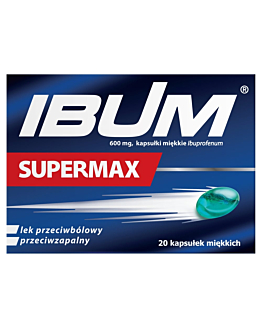 Ibum Supermax 600 mg Kapsułki miękkie, 20 szt.