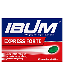 Ibum Express Forte Kapsułki miękkie 400 mg, 36 kaps.