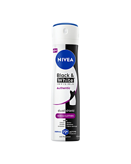 Nivea Deo Spray Black&White, Antyperspirant, Authentic 