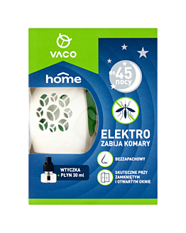 Vaco Home Elektro + Płyn na komary 