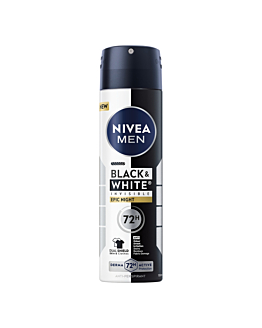 Nivea Men Deo Spray Black&White, Antyperspirant, Epic Night 