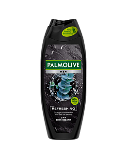 Palmolive MEN Refreshing odświeżający żel pod prysznic dla mężczyzn 3w1, eukaliptus, sól morska