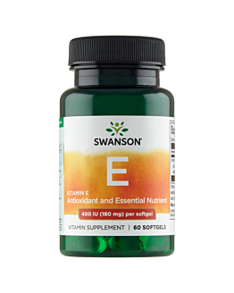 Swanson Witamina E 400 j.m. Kapsułki, 60 szt.