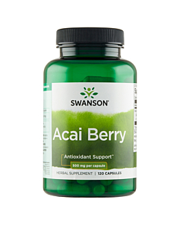 Swanson Acai Berry 500 mg Kapsułki