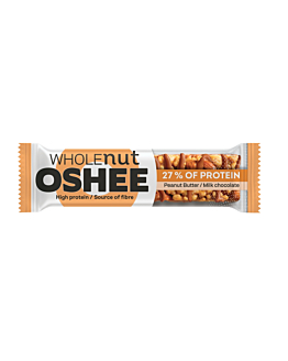 Oshee Wholenut Bar, Peanut butter milk, 40 g