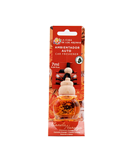 La Casa de los Aromas Car Freshener odświeżacz do samochodu Cynamon i Pomarańcza, 7ml