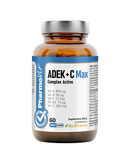 PharmoVit Clean Label ADEK + C Max Zestaw witamin Kapsułki