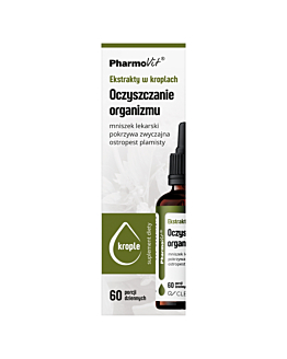 PharmoVit Clean Label Ekstrakty w kroplach Oczyszczenie organizmu Krople