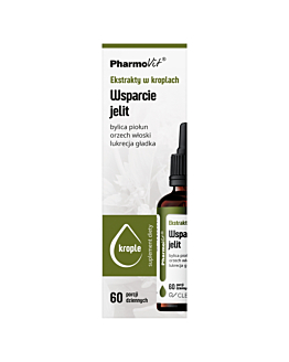 Pharmovit Clean Label Ekstrakty w kroplach Wsparcie jelit Płyn, 30 ml