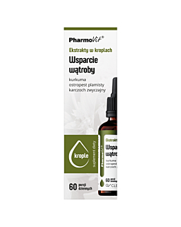 Pharmovit Clean Label Ekstrakty w kroplach Wsparcie wątroby Płyn