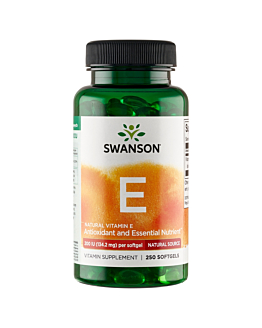 Swanson Witamina E 200 IU Naturalna Kapsułki, 250 szt.