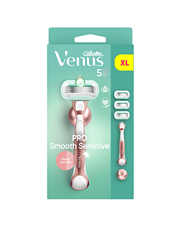 Gillette Venus Delux Sensitive Rosegold Maszynka do golenia + wkłady 3 szt.