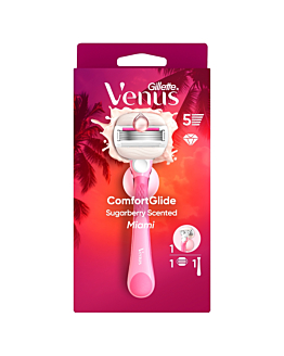 Gillette Venus Comfortglide Sugarberry Miami Vibes, Maszynka do golenia + wkład