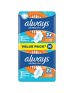 Always Ultra Norm+ Duo Podpaski, 2x10 szt.