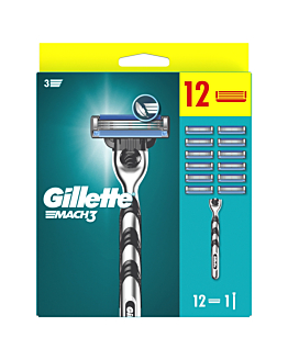 Gillette Mach3 Maszynka do golenia + 12 Wkładów