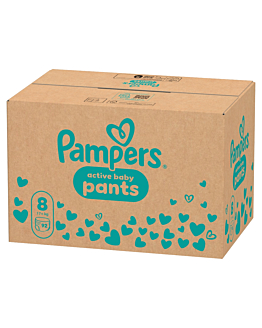 Pampers Pants Mutandine Assorbenti Taglia 8 XXXLarge, 92 pezzi.