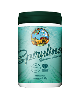 This is BIO Spirulina w tabletkach 500mg, 410 tabletek