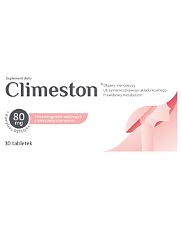 Climeston, Preparat łagodzący objawy menopauzy, Tabletki