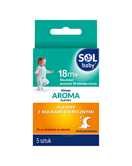 SOLbaby Aroma, Plastry z olejkami eterycznymi, dla dzieci powyżej 18. miesiąca życia