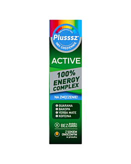 Plusssz Active 100% Energy Complex, Tabletki musujące