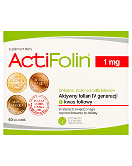 Actifolin 1 mg Tabletki powlekane