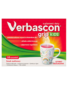 Verbascon Grip Kids, proszek do rozpuszczenia