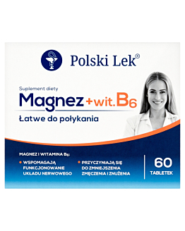 Polski Lek Magnez + Witamina B6, Tabletki