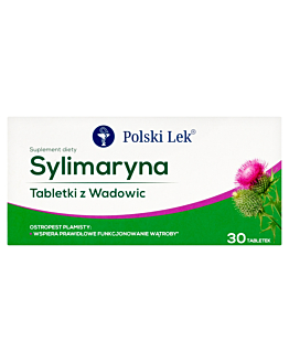 Sylimaryna Tabletki z Wadowic, Preparat wspomagający pracę wątroby, Tabletki