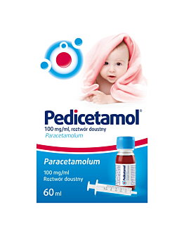 Pedicetamol 100 mg/ml roztwór doustny, 60 ml