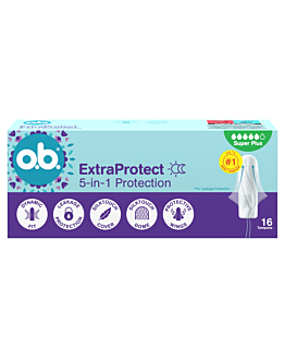 O.B. Extra Protect Super Plus tampony, 16 szt.