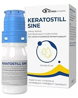 Keratostill Sine, Krople do oczu o charakterze powlekającym, nawilżającym i łagodzącym