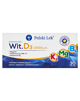 Sundovit D3 + K2 + Mg + B6, Tabletki