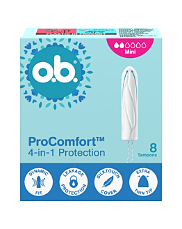 O.B. ProComfort Mini tampony, 8 szt.