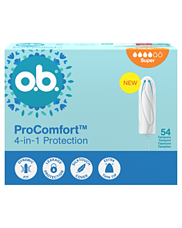 O.B. ProComfort Super tampony, 54 szt.