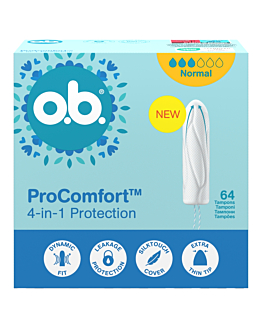 O.B. ProComfort Normal tampony, 64 szt.
