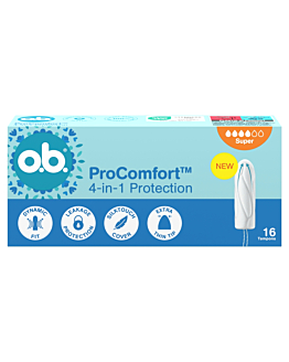 O.B. ProComfort Super tampony, 16 szt.