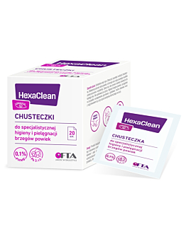 HexaClean Chusteczki Do Higieny Powiek