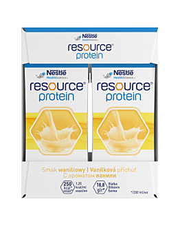 Nestlé Resource Protein Preparat odżywczy w płynie smak waniliowy 4 x 200 ml