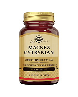 Solgar Magnez Cytrynian tabletki