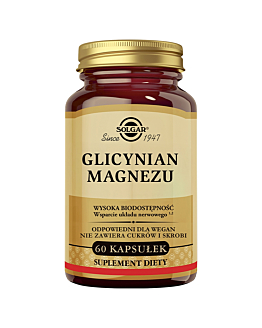 Solgar Glicynian Magnezu, kapsułki 60 szt.