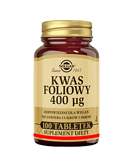 Solgar Kwas foliowy 400 µg tabletki