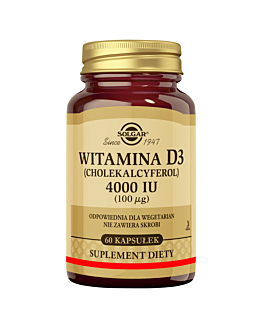 Solgar Witamina D3 4000 IU kapsułki