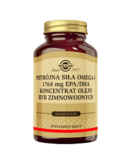 Solgar Omega-3 Potrójna siła 1764 mg EPA/DHA kapsułki