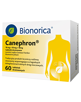 Canephron 18 mg + 18 mg + 18 mg Tabletki drażowane 