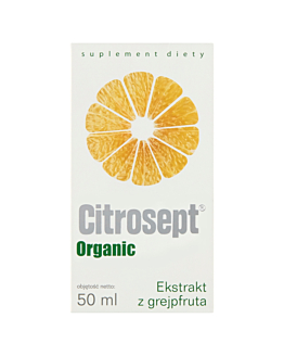 Citrosept Organic, Ekstrakt z owocu grejpfruta, Płyn