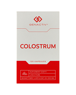 Genactiv Colostrum Preparat wzmacniający odporność, 120 Kapsułek