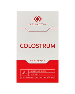 Genactiv Colostrum Preparat wzmacniający odporność, 60 Kapsułek