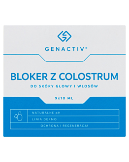 Genactiv Bloker z colostrum do skóry głowy i włosów