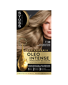 Syoss Oleo Farba do włosów, 7-58 Chłodny Beżowy Blond